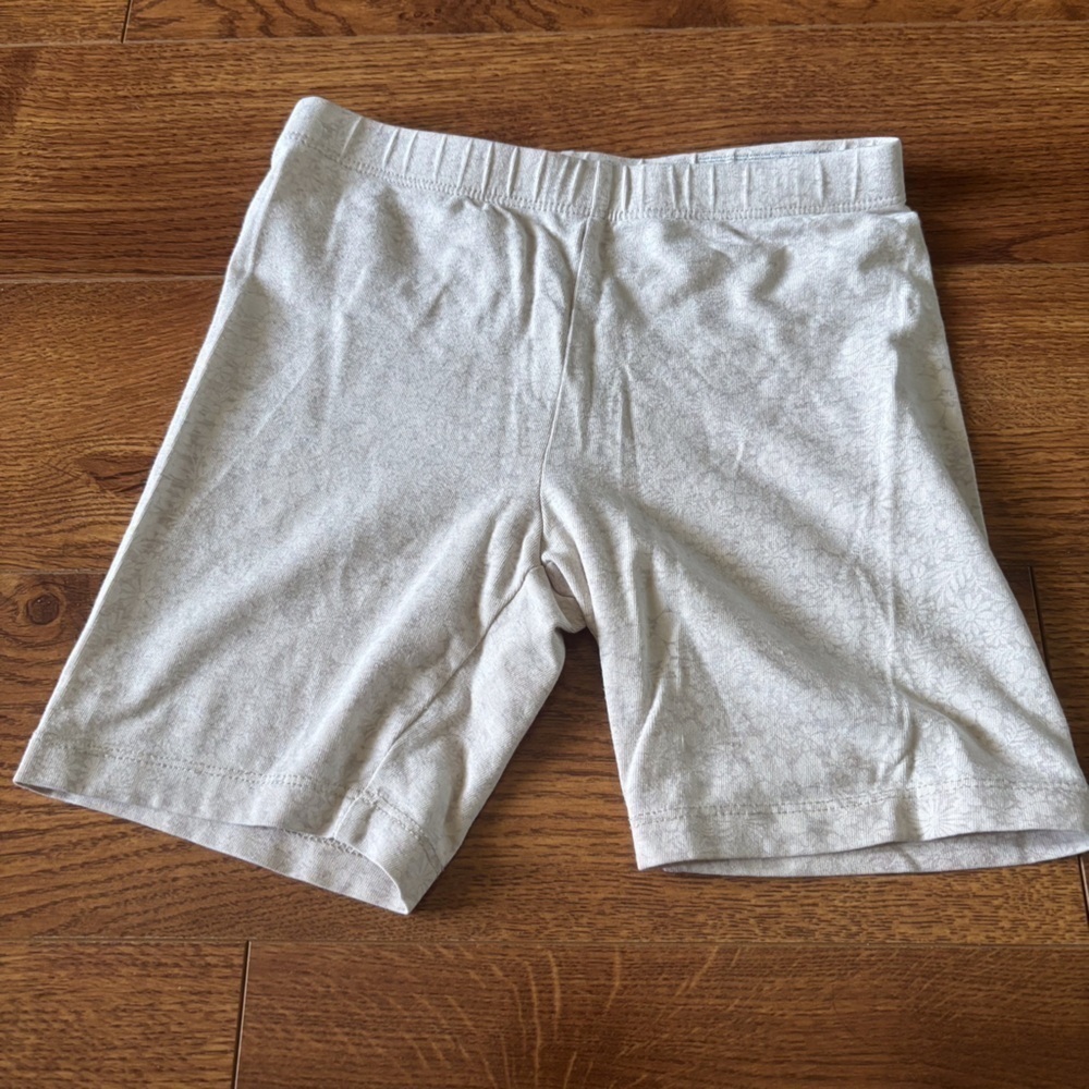 Wonder Nation cream floral bike Shorts in size M